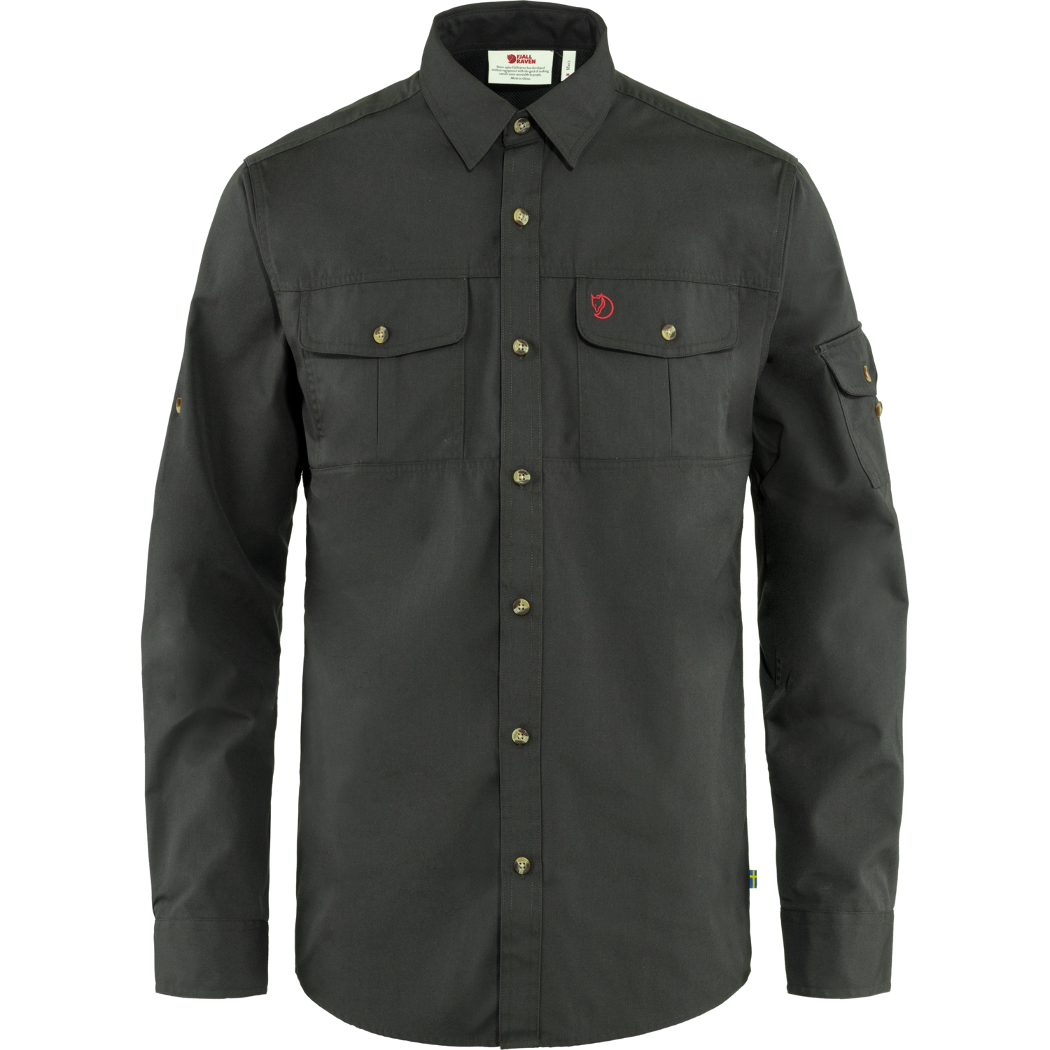 Fjällräven - Singi Trekking Shirt LS M Mørkegrå Herre XXL Ribejagtogfikseri.dk