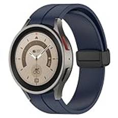 Fiorky magnetiskt silikonband för Samsung Watch Ultra 7/FE/6/6 Classic, justerbart sportarmband klockband Magnetiskt vikbart spänne Mjukt klockband Svettsäkert ersättningsklockband