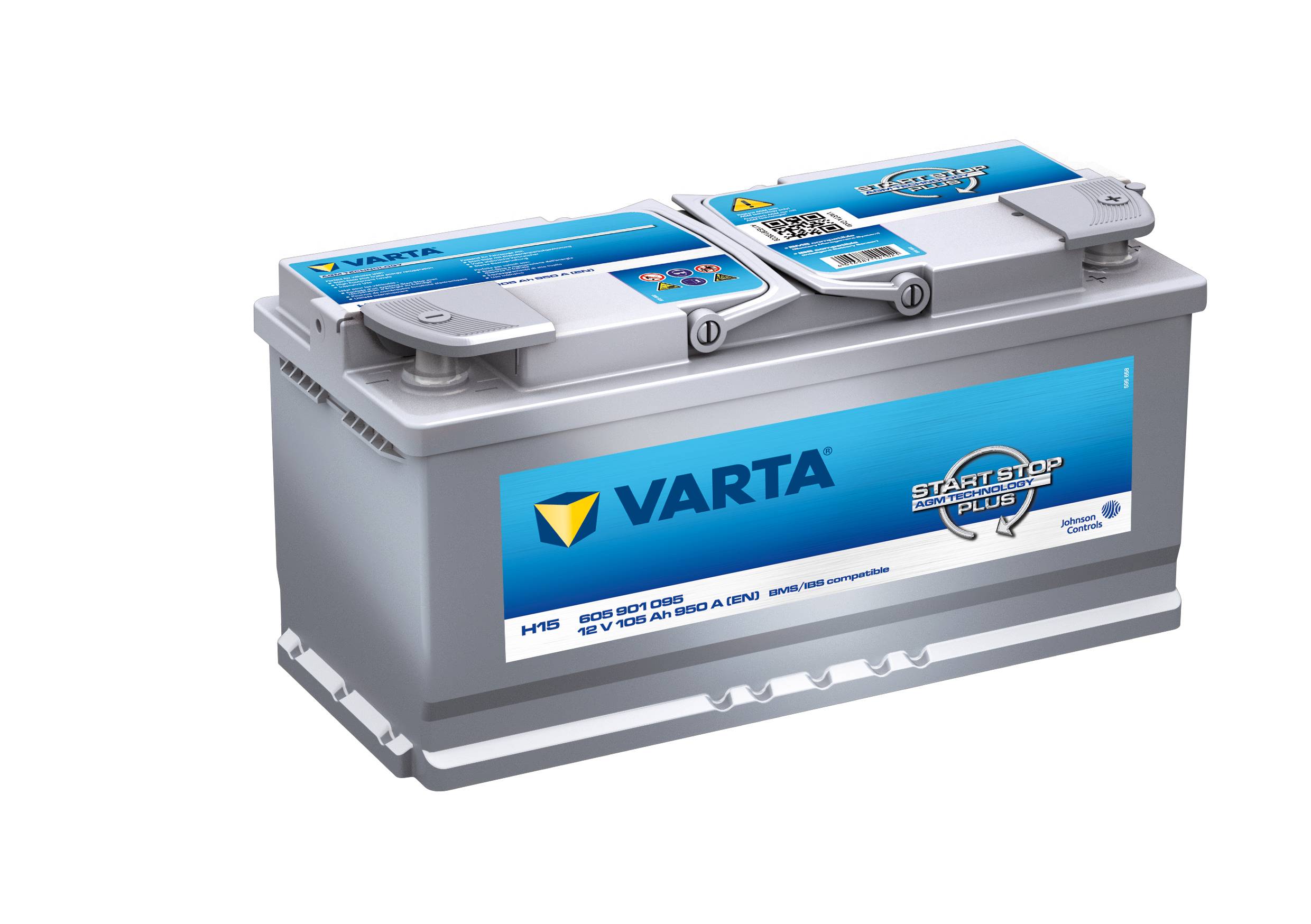 Varta Start-Stop Plus AGM batteri A4 XEV 12 V 105 Ah CCA 950 A (EN)