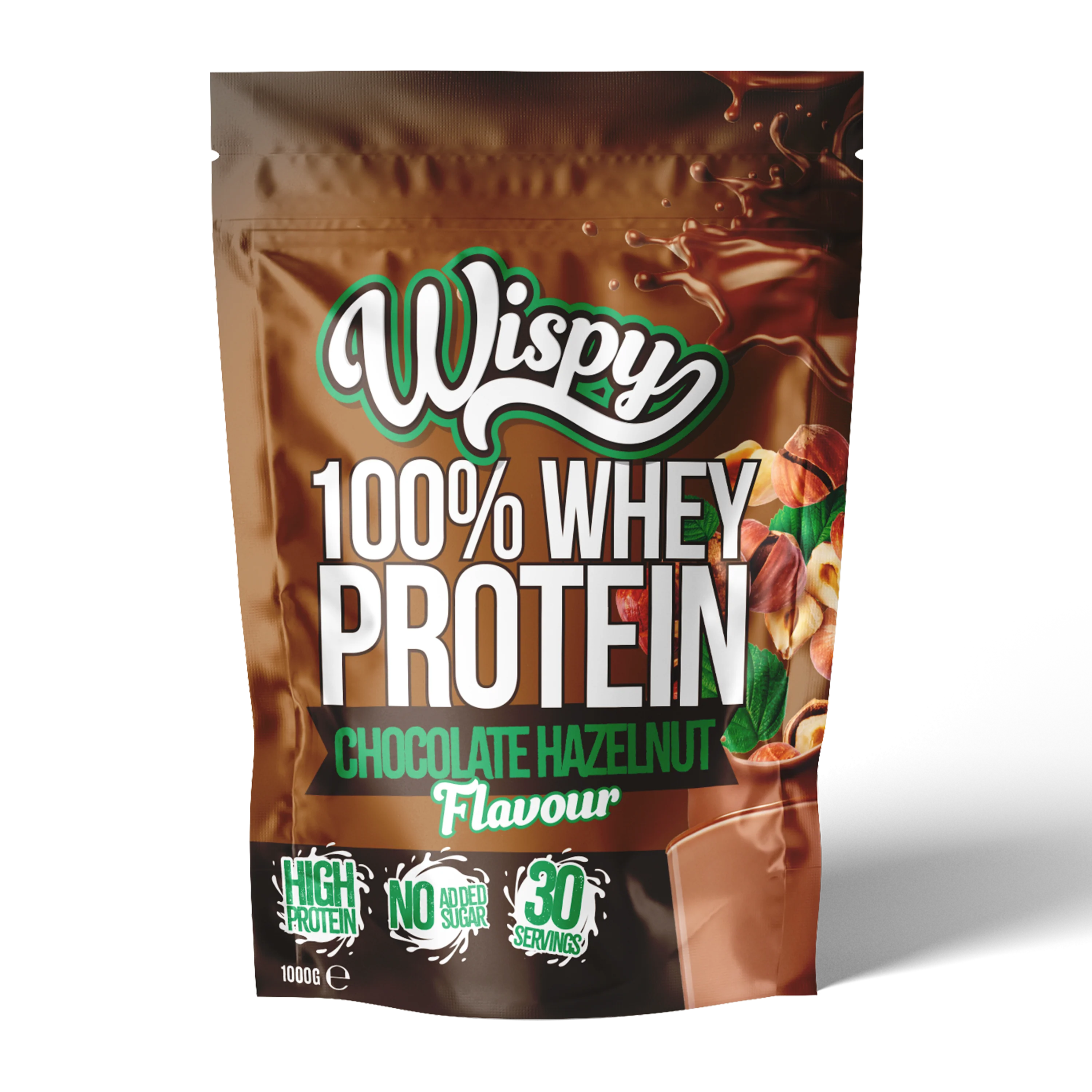 Wispy 100% Whey Protein (1000g) - Hazelnut