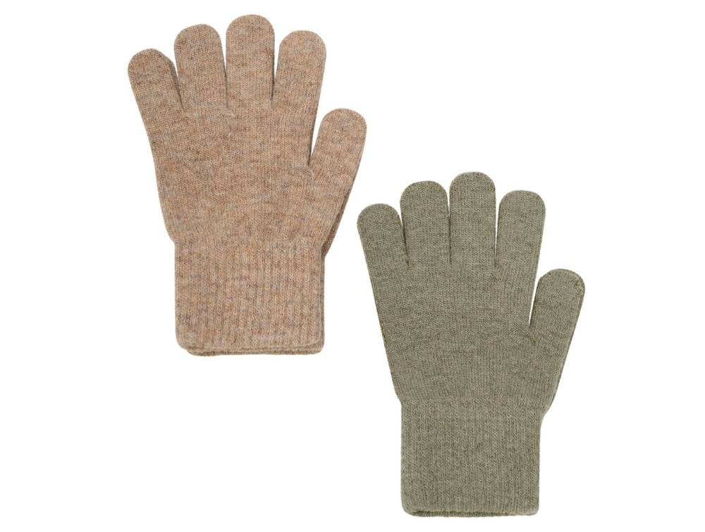 Celavi Fingervanter Overland Trek i Uld 2-pak - Str. 1-2y