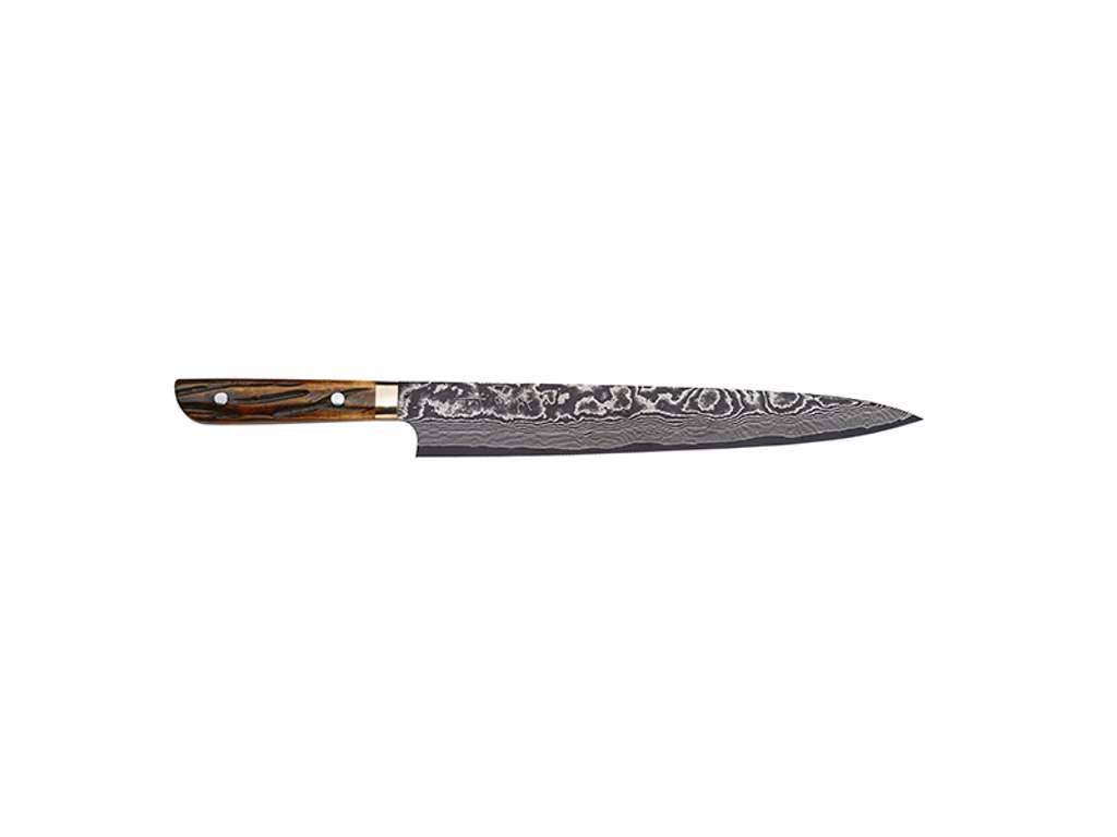 Trancherkniv, 27 cm, Takefu Yellow Bull, VG-10 61 lag.