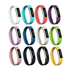 Armband för Fitbit Alta - Gul silikon (125-165mm)
