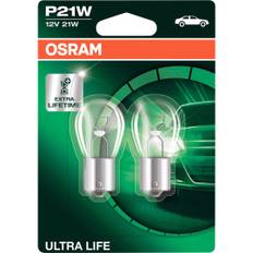 Osram P21W Ultra Life, 12V-21W, OSRAM, 2-Pack