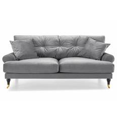 Bloomington Andrew 2-sits Soffa - Grå 2 sits soffa Sammet