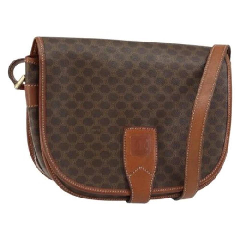 Celine Vintage Pre-owned Vintage Cross Body Bag - Vintage - Dame - Brun - ONE SIZE -