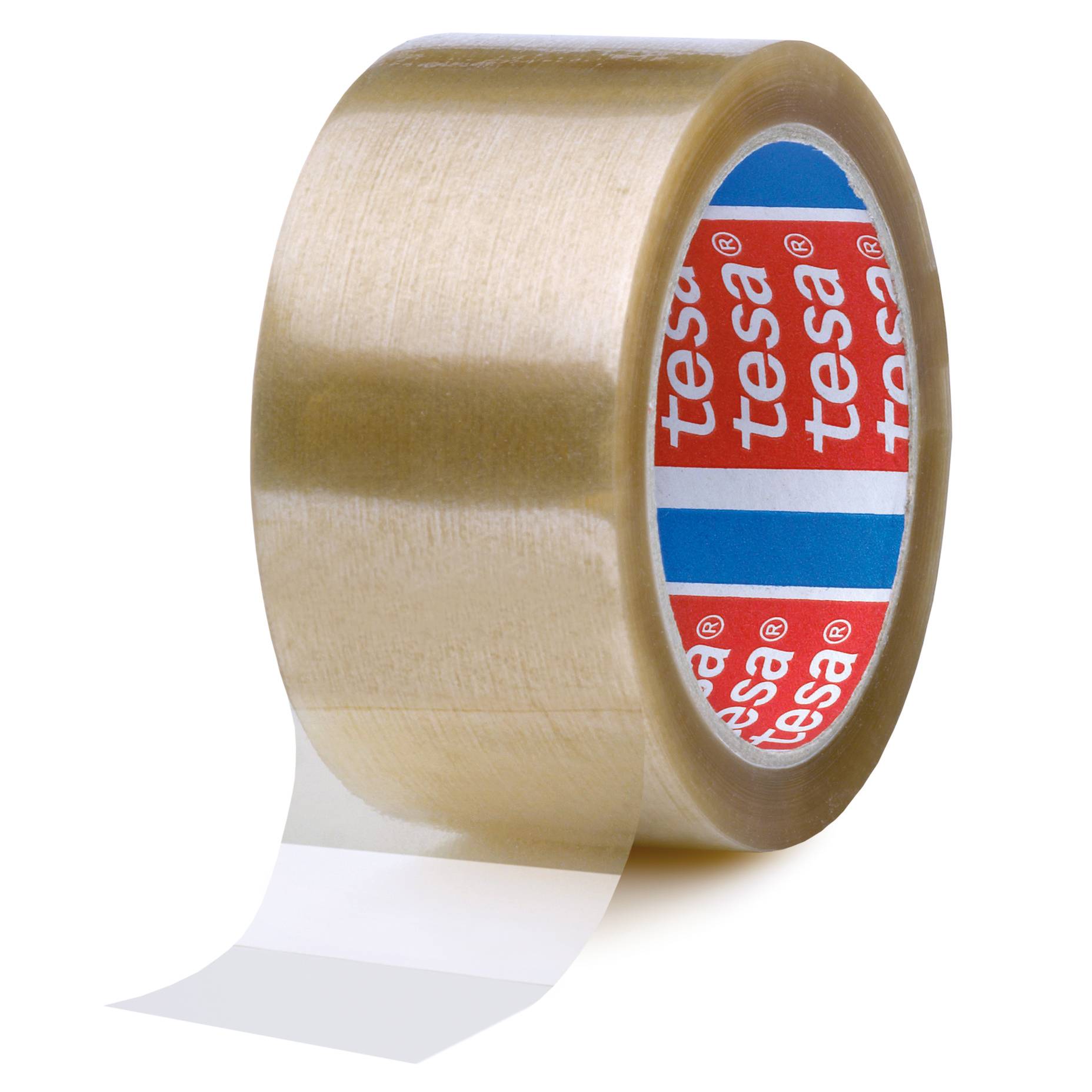 Packtejp Tesa 4089 Transparent, 48mm x 66m, naturgummi (48mmx66m)