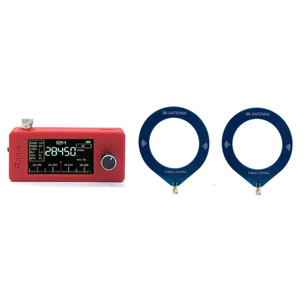 Kompakt SI4732 fuldbåndsradiomodtager 10 kHz – 180 MHz, lommeradio