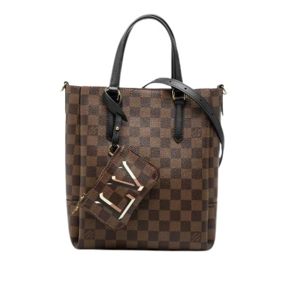 Louis Vuitton Vintage - Pre-owned Belmont NV BB Damier Handväska Vintage - Dam - ONE Size - Läder