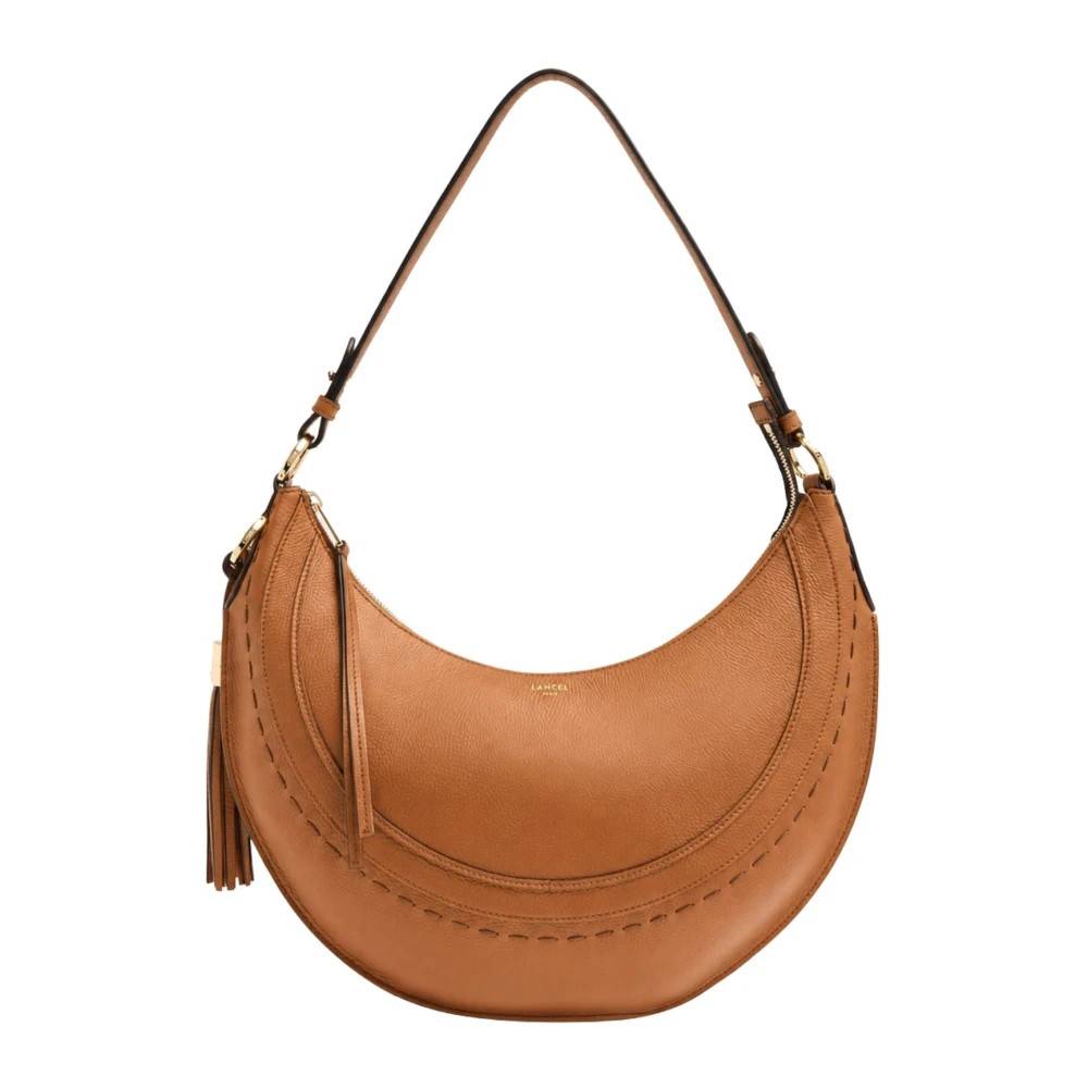 Lancel Hobo Hobohème Zip M - Tasker - Dame - Brun - ONE SIZE - Uld