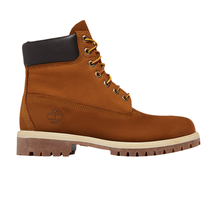 Timberland Premium 6 Inch Lace Up Waterproof Dark Wheat Nubuck - UK 6
