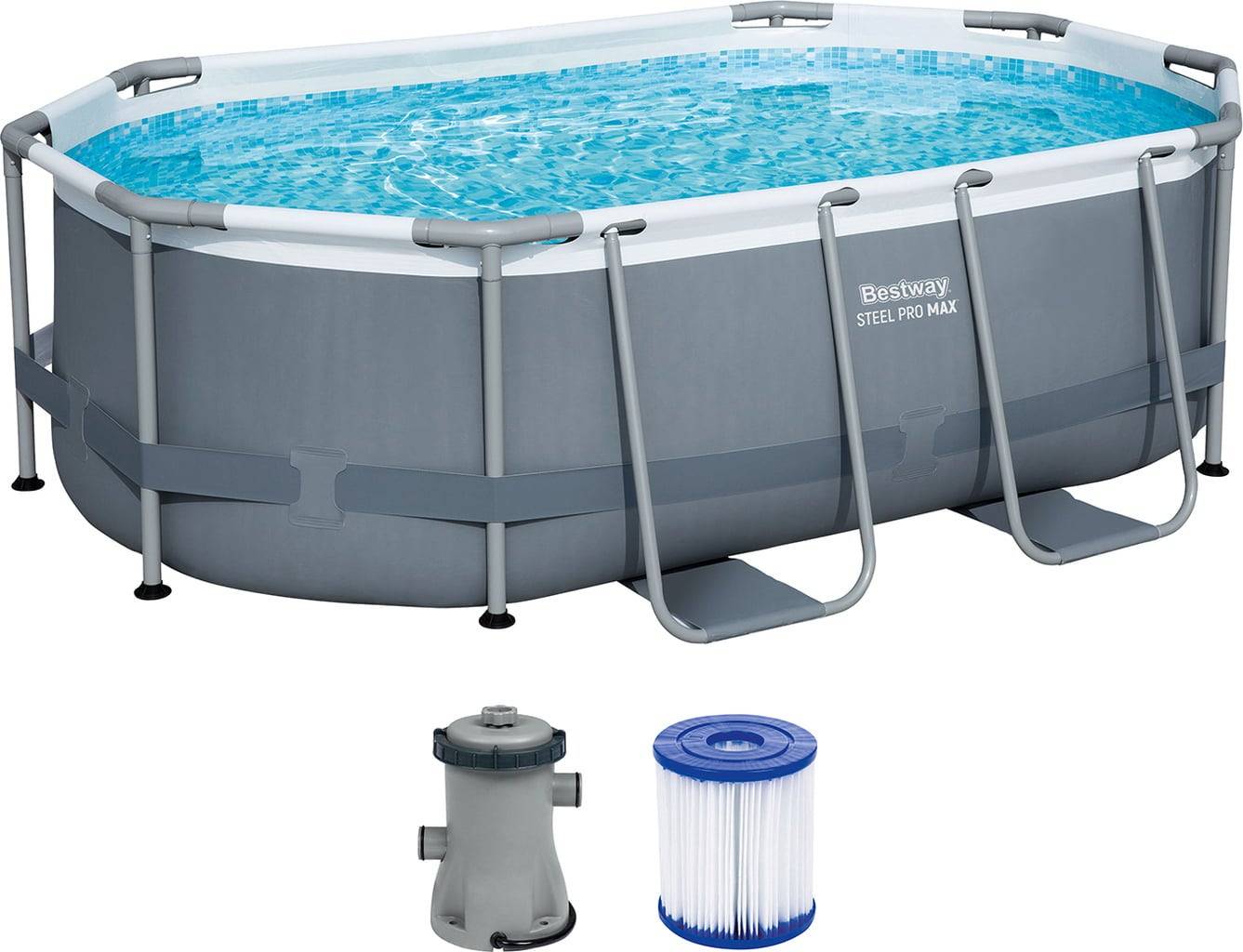 Frame Pool Oval Steel Pro Max 305 x 200 x 84 cm