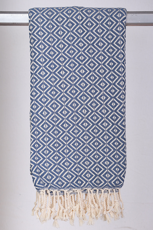 Hamam Jenny Diamond Denim - 50 * 100 cm Gæstehåndklæde