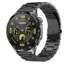 Armband kompatibelt med Huawei Watch GT 4 46 mm/GT 3 46 mm, metallarmband i rostfritt stål, ersättningsklocka för Huawei Watch 4/4 Pro/3/3 Pro/GT 3 Pro 46 mm/GT 2 46 mm/GT 2 Pro