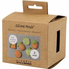 Gjutform Frukter - 6 st Motiv - 4,5 - 6 cm