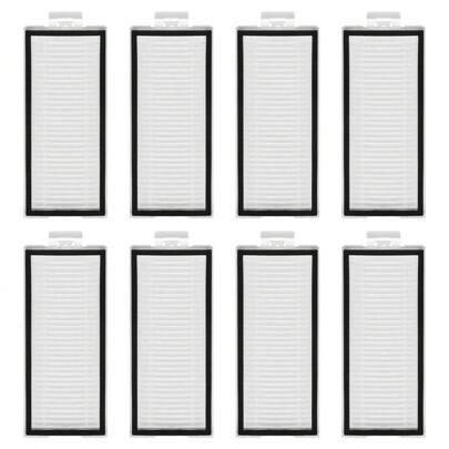 Tvättbart filter för Roborock Q5 Pro Q5 Pro+(Plus) Q5 Max+(Plus) Q5 DuoRoller+ Q7 Q7+ Q7 Max Q7 Max+ Q8 Max Q8 Max+ Tillbehör för robotdammsugare HEPA - Vitt (6st filter,4 st filter,2 st filter,8 st filter)