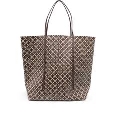 By Malene Birger - Abigail mönstrad totebag - dam - pvc - one size - Brun