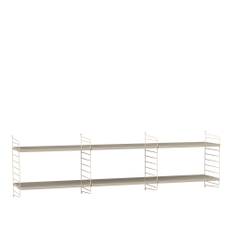 String - Vardagsrum hyllsystem O beige/beige - Beige