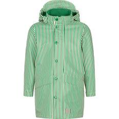 MarMar Rainwear Green Stripes October Jacka Outerwear - Str. 10 år/140
