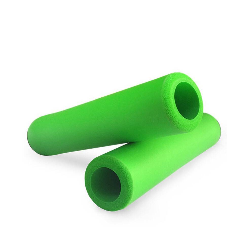 Handle Bar Grips Scooter BMX MTB Mountain Bike Bicycle Cycle Ultralight Silicone（green）