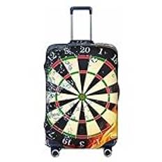 PEIXEN Darts Board bagage skydd elastisk resväska skydd passar 45 – 80 cm bagage, Svart, L