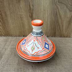 Marokkansk tagine - 20 cm. - Orange