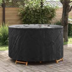 Utemöbelsskydd Svart 157 x 157 x 85 cm 210D tyg