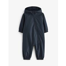 Next Navy Blue Waterproof Fleece Lined Puddlesuit (3mths-7yrs)