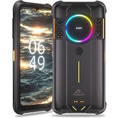 AGM H5 Pro Outdoor Handy Ohne Vertrag, Android 12 Outdoor Smartphone, Helio G85 Octa Core 6 GB+128 GB, 20 MP Nachtsichtkamera, 48 MP Triple Kamera 6,52 Zoll HD + 7000 mAh Akku IP68 4G Dual SIM schwarz
