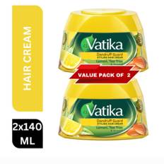 Vatika Lemon Tea Tree & Almond Dandruff Guard Styling Hair Cream, 2x140ml 2x140ml