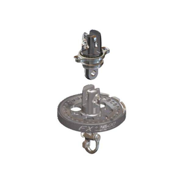 Facnor, Fast Thimble til Asymmetrisk Spinnaker FX+1500, Top-Down Ruller, 7 Tons, Anti-Torsionslinje, Rulleforsejl, Aftagelig Tromle, 90° Roterende Tac