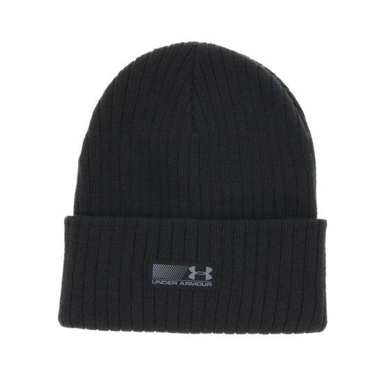 Under Armour - Svart Keps - Kids Truck Stop Black Beanie @ Hatstore