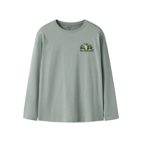 NAME IT Bluse Victor Green Milieu Racer