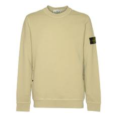 Stone Island, Sweathshirts & Hoodies, Herre, Beige, S, Uld, Crewneck Sweaters