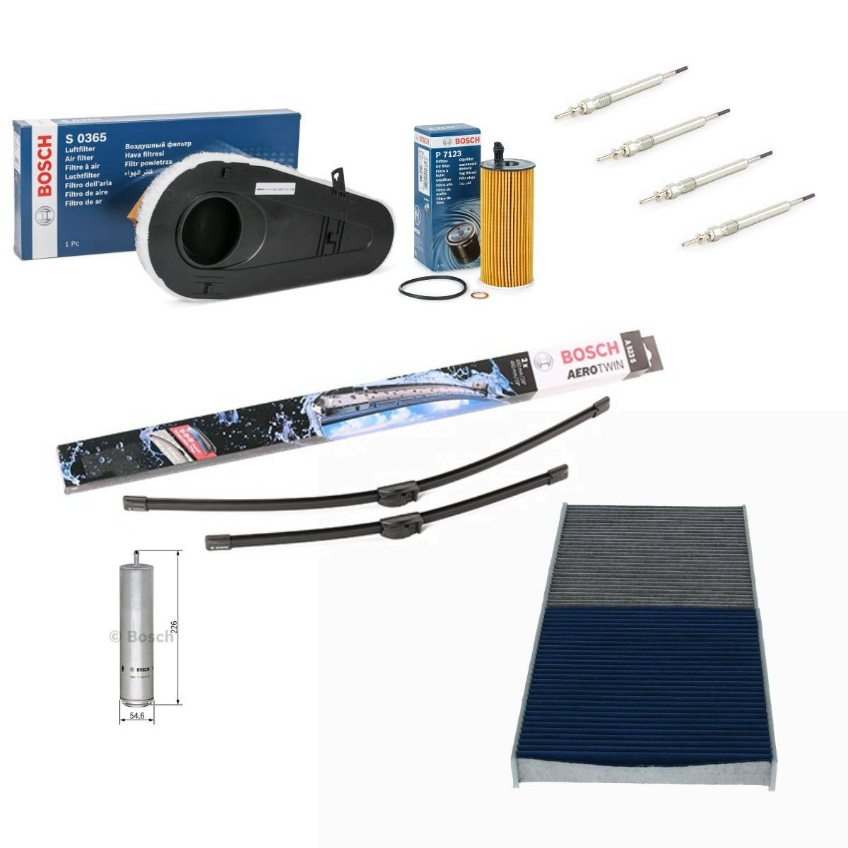 BOSCH BSH4682SK013 Delesæt, inspektion