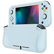 PlayVital ZealProtect Hårt Skal för Nintendo Switch Lite,SkyddsFodral för Switch Lite,Ergonomiskt Protective Case för Switch Lite med Skärmskydd&Tumgrepps&Knappar Kepsar-Himmelblå