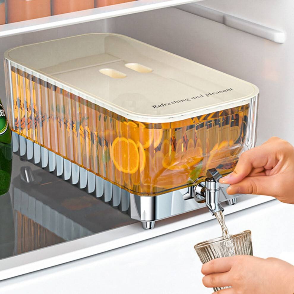 Kold elkedel med vandhane under $5! 5,3L køleskabsvanddispenser med filter, koldbrygget kande med stor kapacitet, frugtkande med tappe