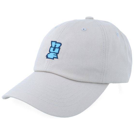 HUF - Grå unconstructed Keps - Megablast Multi 6 Panel Cv Hat Frost Gray Dad Cap @ Hatstore
