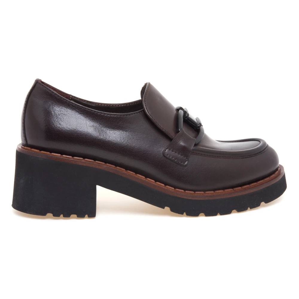 Calpierre - Loafer med blockklack Skor - Dam - 36 EU - Läder