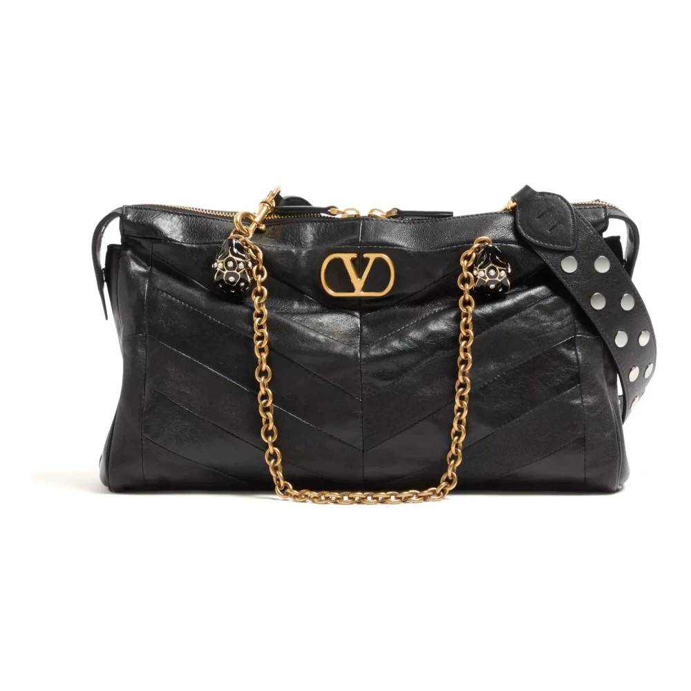 Valentino Panthea Skuldertaske - Tasker - Dame - Sort - ONE SIZE - Uld