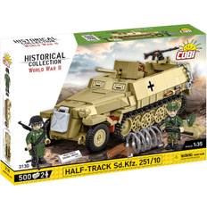 COBI Byggesæt WW2 Half Track Sd.Kfz. 251/10 - 500 Klodser