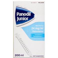 PANODIL JUNIOR OR.SUSP 24MG/ML +18 år 200 ml