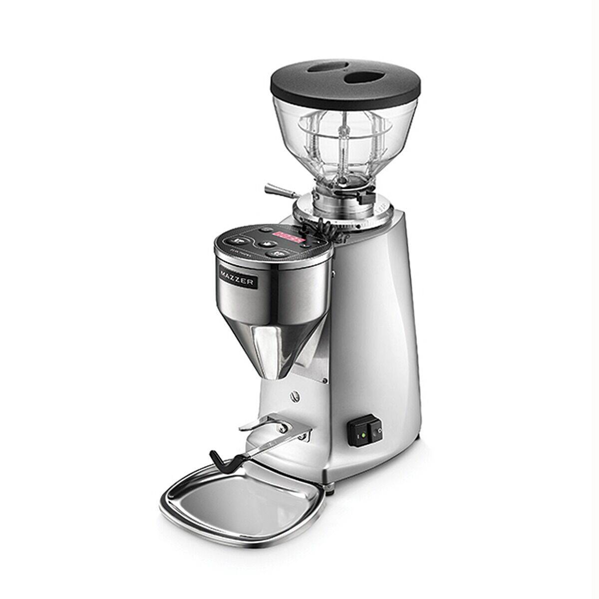 Mazzer - Mini Electronic A Polished Aluminium - DIGITAL - Espressokvarn för mindre café, restaurang och baristan