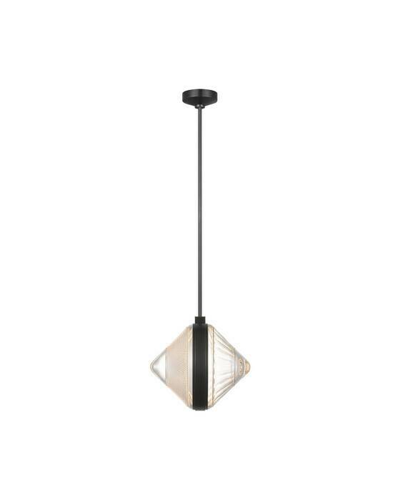 Copper Coast 15" PendantKaro and Olive Cut  Bronze
