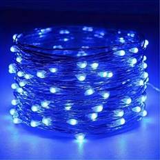 1 st 20 m Fairy Lights med 200 varmvita LED-lampor, USB-drivna LED-lampor för jul, bröllop, fest, semester hemma, sammankomst, bröllopsinredning. Stad (2 meter 20LED,10 meter 100 LED,5 meter 50 LED,15 meter 150 ljus,20 meter 200 lampor)