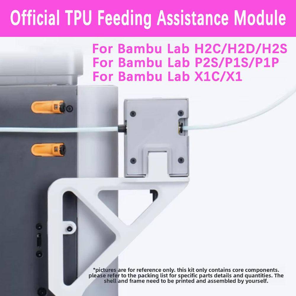 Official Original TPU Filament Feeding Assistance Module For Bambu Lab X2D H2C H2D H2S P2S P1S P1P X1 X1C 3D Printer Accessory