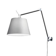 Tolomeo Mega Væg Ø42 Sort/Grå Silke