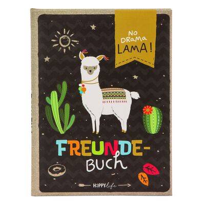 goldbuch Friends book HAPPYlife 15x21 cm Lama
