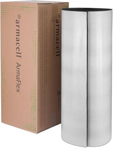 Armacell Armaflex självhäftande gummiisoleringsmatta 6mm 1mx1m | Flexibel gummimatta för värmeisolering av rör samt klimat- och ventilationsanläggningar, finns i 6-32mm.