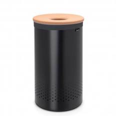 Brabantia Vasketøjskurv, 60 Liter, Kork Låg Sort